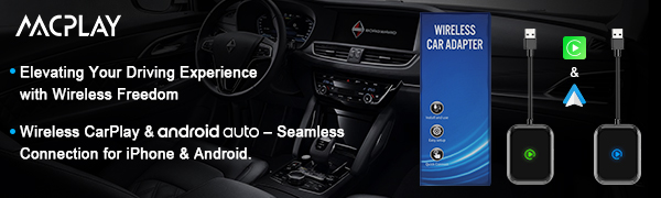wireless CarPlay&Android Auto adapter