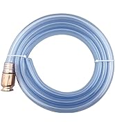 Darnassus Siphon Hose Pump, Manual Hand Fuel Transfer Pump for Gasoline Gas Oil Fuel Petrol Diese...