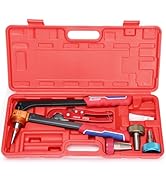 iCrimp Compact PEX-A Expander Tool Kit with Upgraded Indexed Self-Rotating Heads, FKM Seals for S...