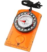 Compass Hiking Survival,Orienteering Compass,Hiking Compass, Wilderness Survival Compass for Kids...