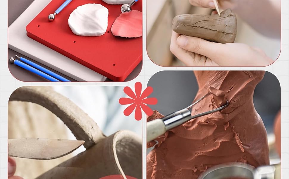 +clay +carving +tools +set