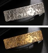 Kkjoy Hair Barrettes Large Hand Crafted Hair Clips Retro Vintage Metal French Hairpins Viking Cel...