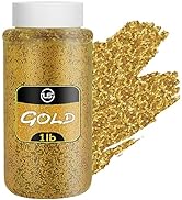 Glitter – 1 LB Gold Glitter – Glitter for Resin, Glitter for Crafts, Fine Glitter for Scrapbookin...