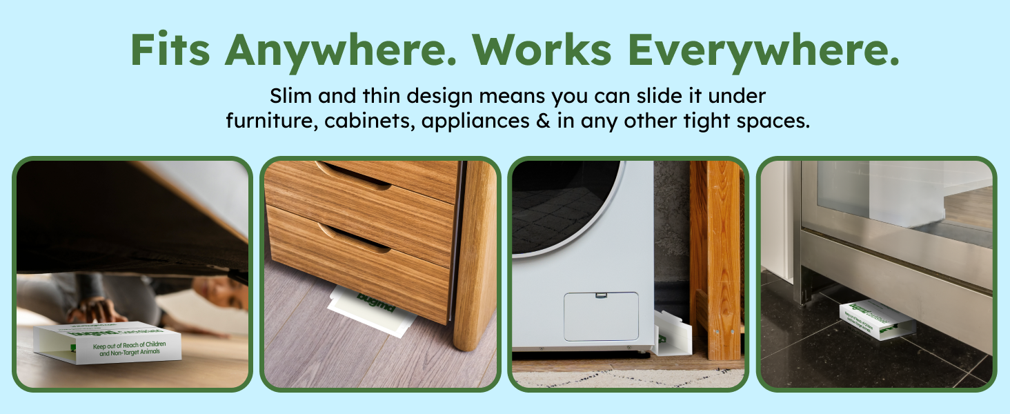Fits Anywhere Works Everywhere Slim thin design furniture cabinets appliances tight spaces