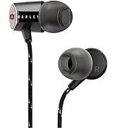 House of Marley Uplift 2: Wired Earphones with Microphone and Sustainable Materials (Black)