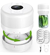 Mason Jar Vacuum Sealer Kit, Electric Sealer for Wide and Regular Mouth Mason Lids, Canning Vacuu...