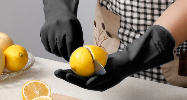 rubber gloves cleaning