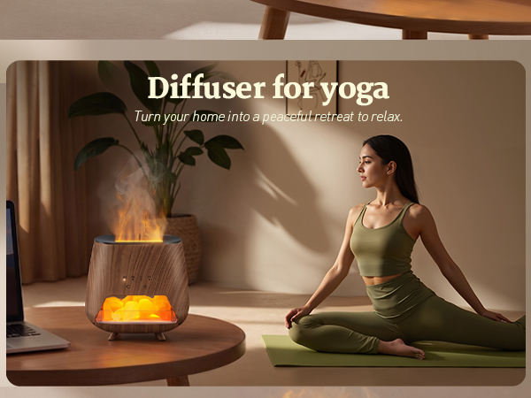 Diffuser for yoga-Turn your home into a peaceful retreat to relax.
