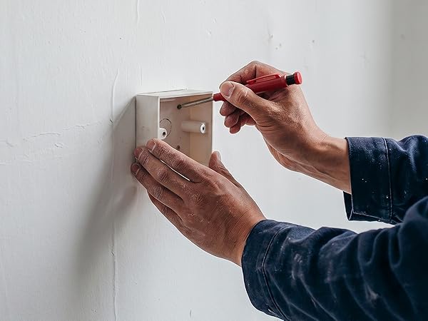 Marking inside a deep electrical back box