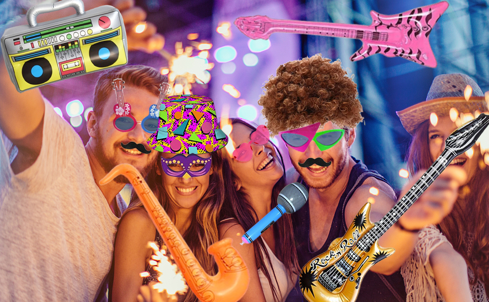 party photo booth props rock star photo props