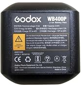 GODOX AD400Pro Battery Replacement, WB400P Battery Replacement, Li-on Battery Pack Only Compatibl...