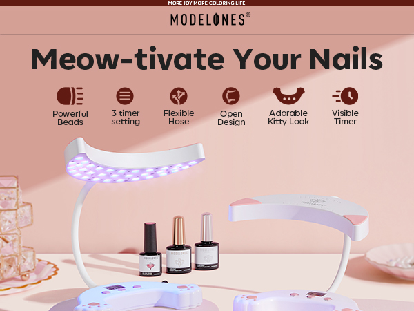 Modelones flexible-design nail lamp