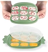 Haakaa Baby Popsicle Mold - Baby Food Maker & Breastmilk Teething Freezer Tray - BPA Free Silicon...