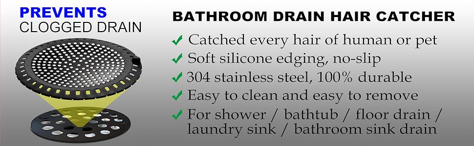 shower hair drain catcher