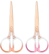 Honagu Scissors, Clear Acrylic Stainless Steel Scissors,Office Professional Shears for Home Schoo...