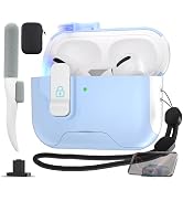Maxjoy for AirPods Pro 3 Protective Case with Cleaning Kit, Military Hard Case with Lock Shock-Ab...