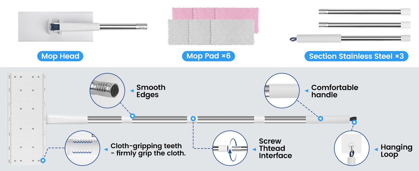 wood floor mop