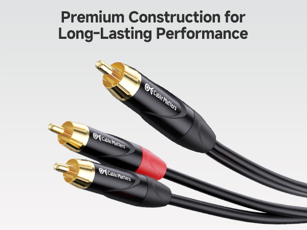 High-Quality RCA Audio Splitter Cable for Home Theater Systems