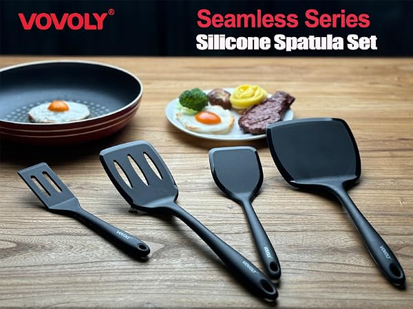 seamless spatula set 4 pack