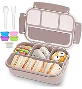 QQKO Bento Box Adult Lunch Box, Lunch Containers for Adults Men Women, Kids Lunch Boxes for Schoo...