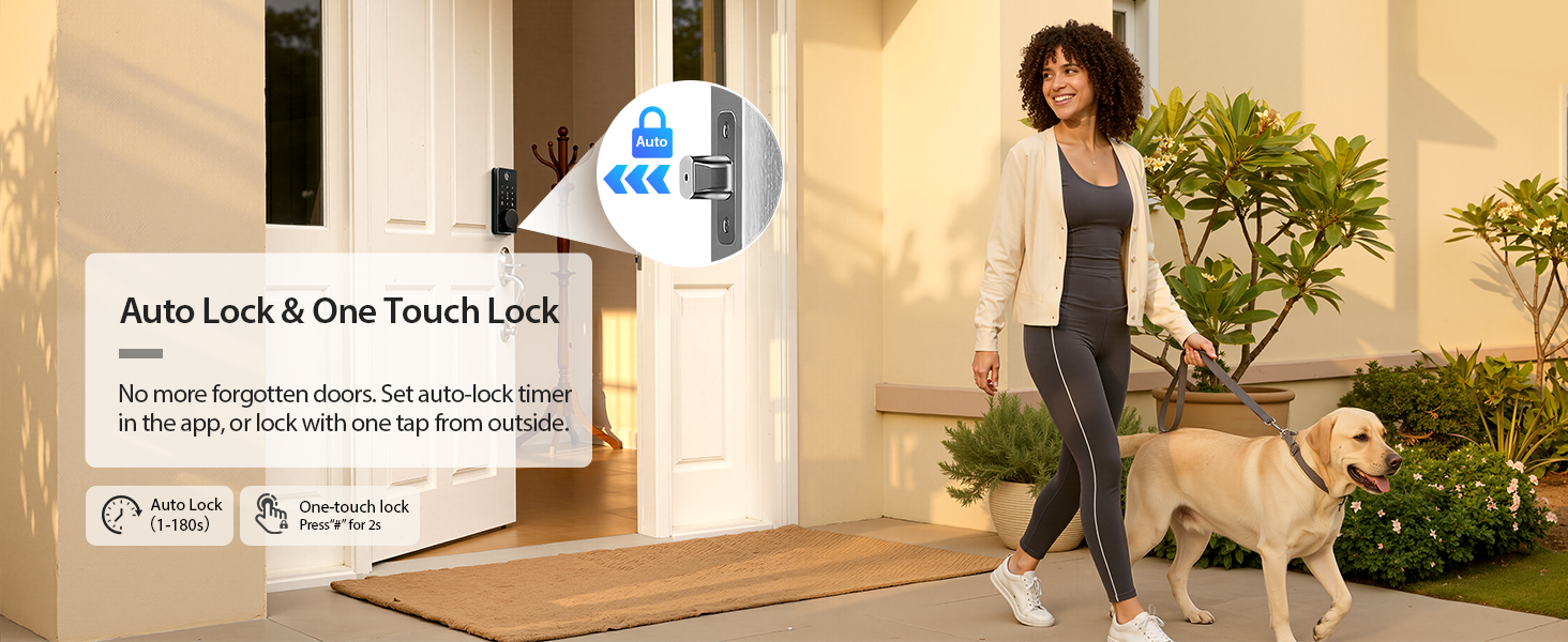 key pad door lock with handle