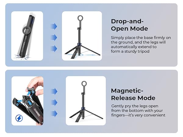 selfie stick for android magnetic phone holder