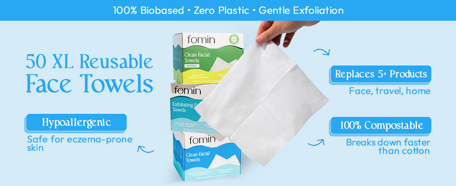 clean face towel