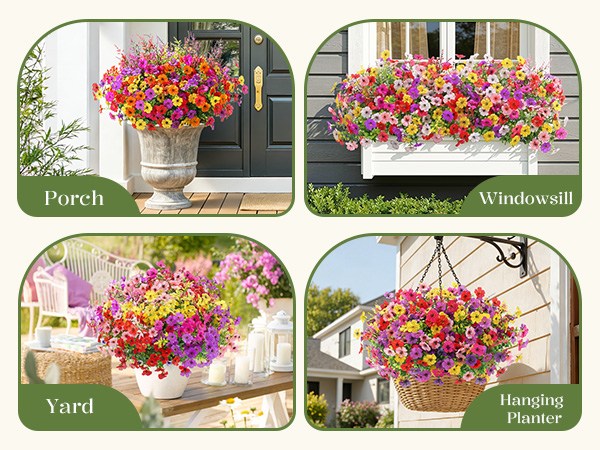 Artificial Flowers for Outdoor