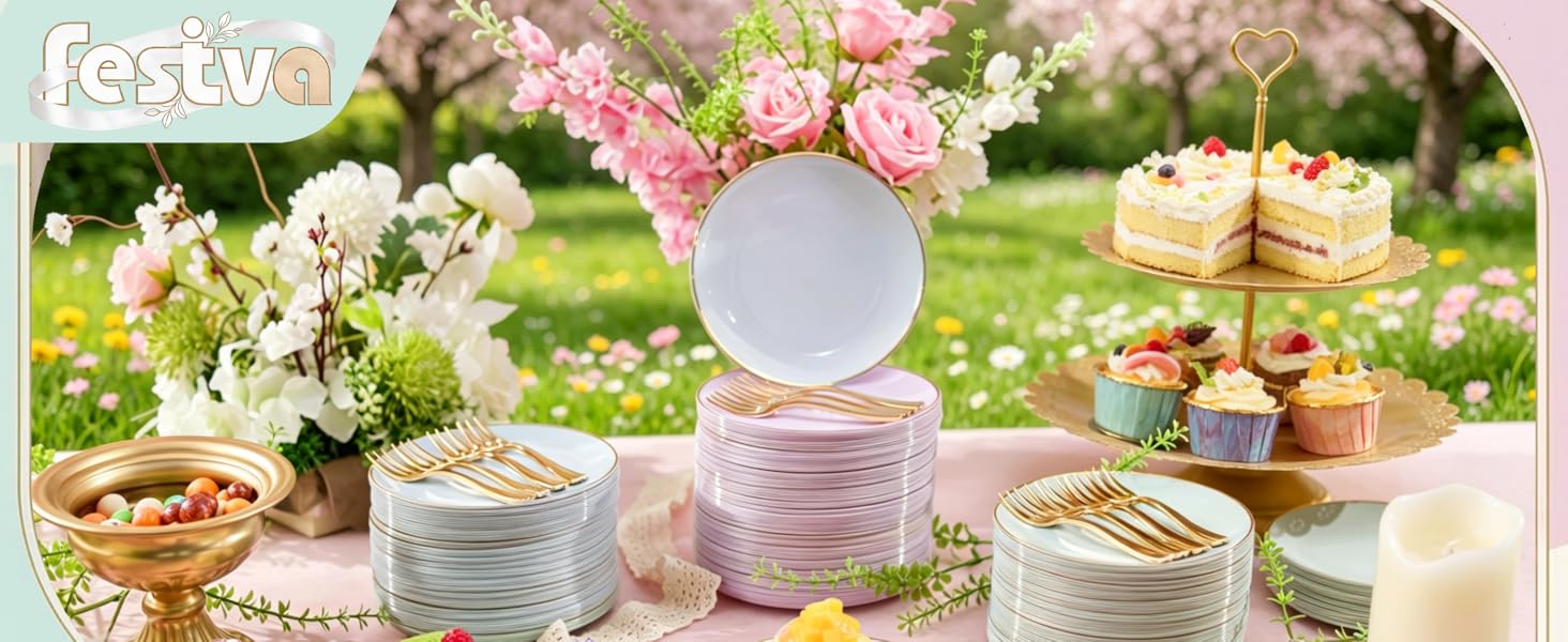 dessert plastic plates