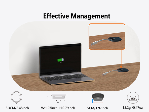 desk grommets 2"