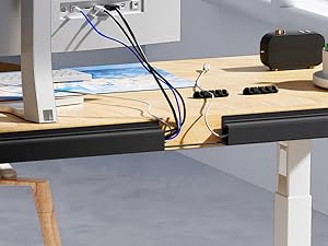 4 Pack Cable Management Under Desk,Cord Organizer