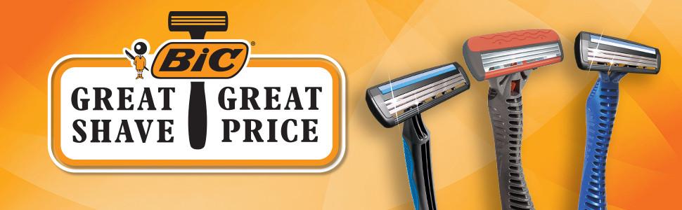 BIC Comfort 3 Men's 3-Blade Disposable Razor Assortment