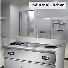 Industrial kitchen faucet