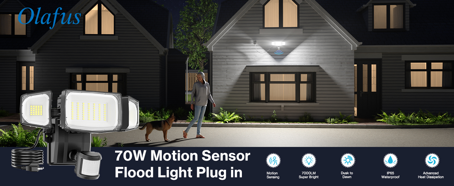 plug in motion sensor light