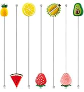 Coffee Stir Sticks Metal, Cute Swizzle Sticks for Cocktails, Holiday Stir Sticks Stainless Steel,...