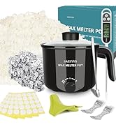 SAEUYVB Candle Making Kit,Soy Wax for Candle Making,DIY Candle Making Supplies,Including 5lbs Nat...