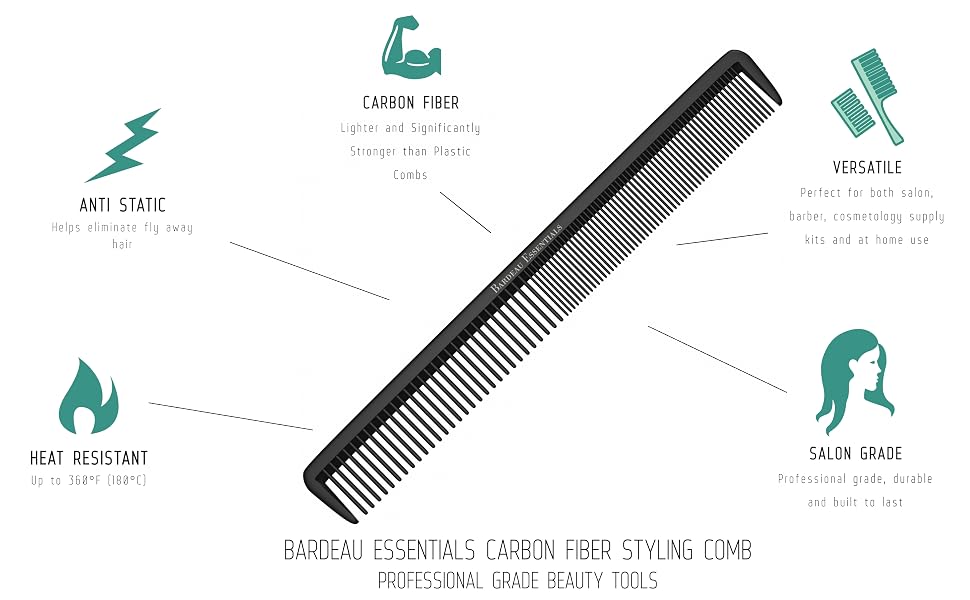 haircut combs barber salon hair cut styling parting versatile combing parting braiding