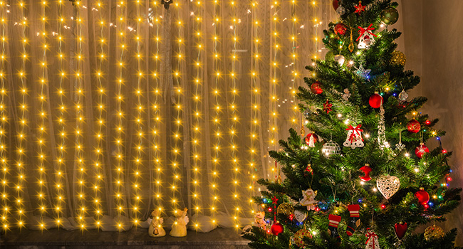 solar curtain lights