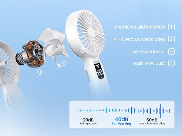portable fan handheld fan hand fan travel fan hand held fan personal fan fan portable