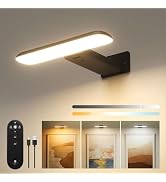 FULEN Rechargeable Picture Lights for Wall, Wall Lights Battery Powered with Remote, Art Lights f...