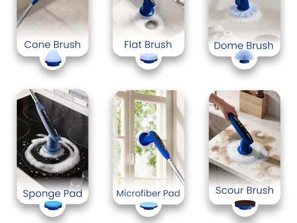 power scrubber for shower, tub and tile scrubber, cordless scrubber for tub and shower