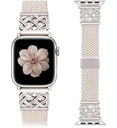 Braided Magnetic Band Compatible with Apple Watch Bands 38/40/41/42/44/45/46/49mm Women Men, Celt...