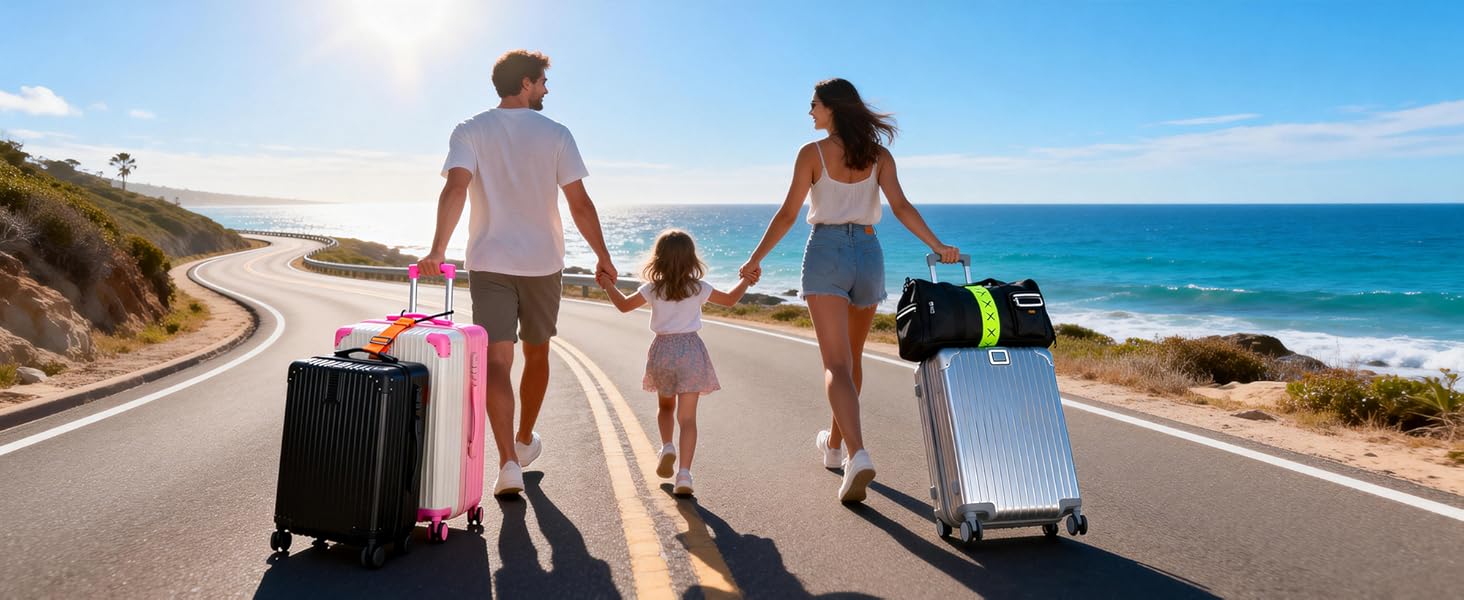 Elastic Fastening Belt for Luggage