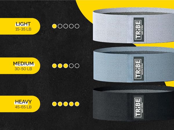 Features of Tribe Lifting Leg Resistance Bands for Working Out
