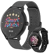 PROTKPETS Smart Watch for Women,24H Activity Tracking,0.39 inch Ultra-Thin | Bluetooth Calls & AI...