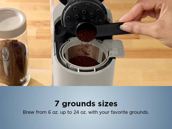 Pods brew Grounds brew Brew versatility