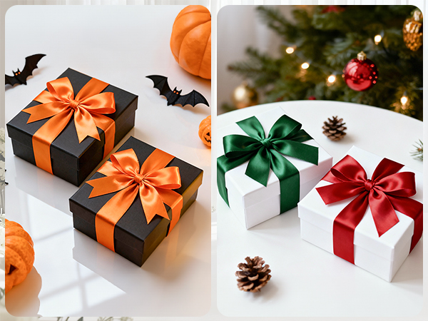 christmas ribbon halloween ribbon