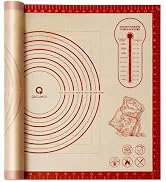 Silicone Baking Pastry Dough Mat - 28x20Inch Extra Large Cookie Bread Rolling Mats Sheet, Nonstic...