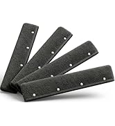 Floor Squeegee Replacement Cloth Pads, 4 Pack Large Microfiber Pads Compatible with 16 Inch Floor...