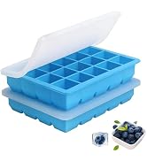 1 Tbsp Silicone Freezer Molds, Silicone Freezer Trays With Lids, Silicone Food Freez Molds for St...